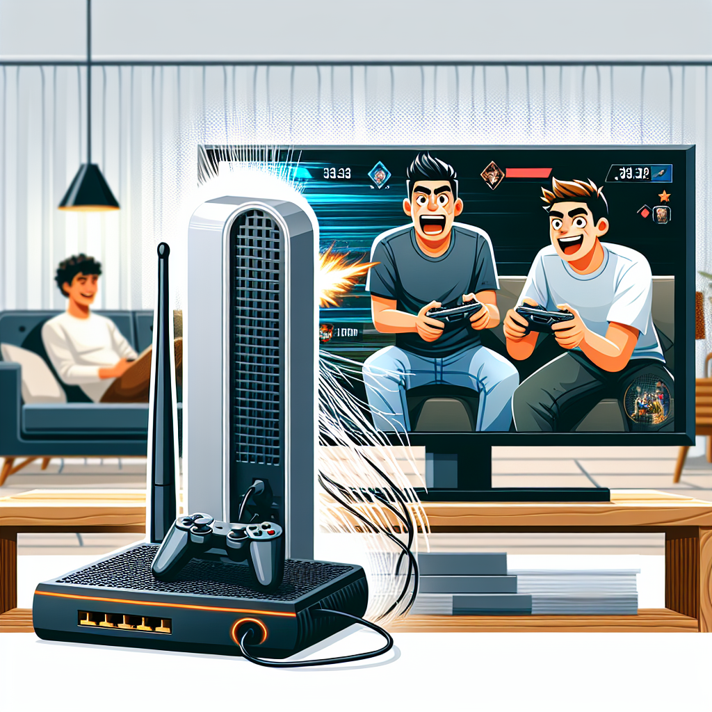 How do you set up a modem for online multiplayer gaming?